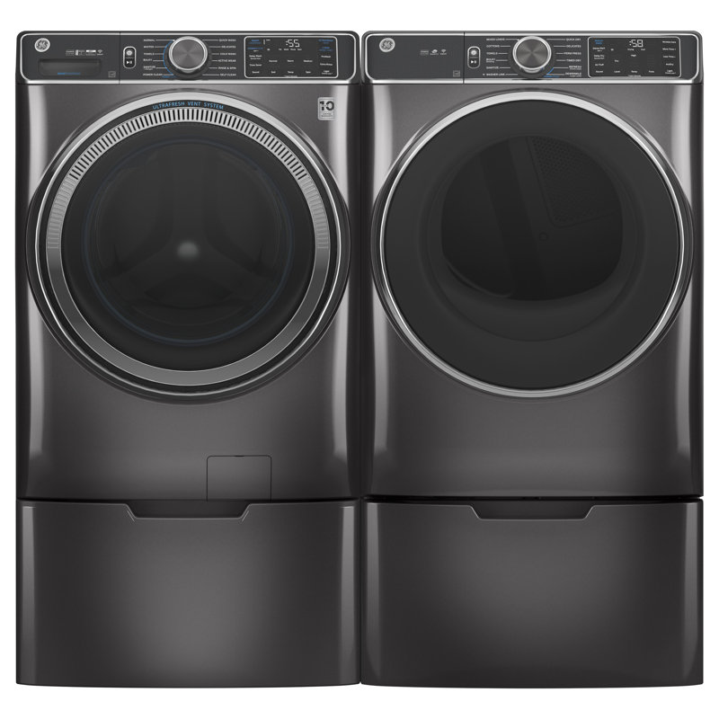 GE Appliances Smart 5 Cu. Ft. Front Load Washer and 7.8 Cu. Ft. Electric Dryer & Reviews Wayfair
